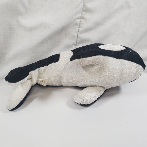 Orca Whale Plush Stuffed Animal 8" - Picture 4 of 5